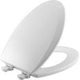 Bemis 1500EC 000 Toilet Seat with Easy Clean & Change Hinges, Elongated