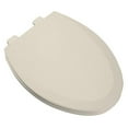 Bemis 1500EC LiftOff, Easy Clean, Wood Elongated Toilet Seat in Almond Color