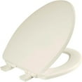 thumbnail image 1 of BEMIS 1600E4 346 Ashland Toilet Seat with Slow Close, Never Loosens and Provide the Perfect Fit, ELONGATED, Enameled Wood, Biscuit/Linen, 1 of 5