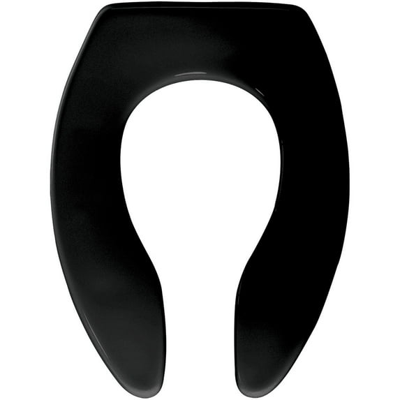 Bemis 1655CT Commercial Plastic Elongated Toilet Seat, Available in Various Colors