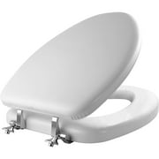 Bemis 1815Cp Elongated Cushioned Vinyl Toilet Seat - White