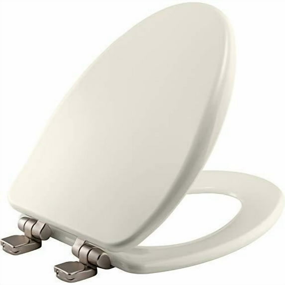 Bemis 19170NISL Wood Elongated Slow-Close Toilet Seat, Available in Various Colors
