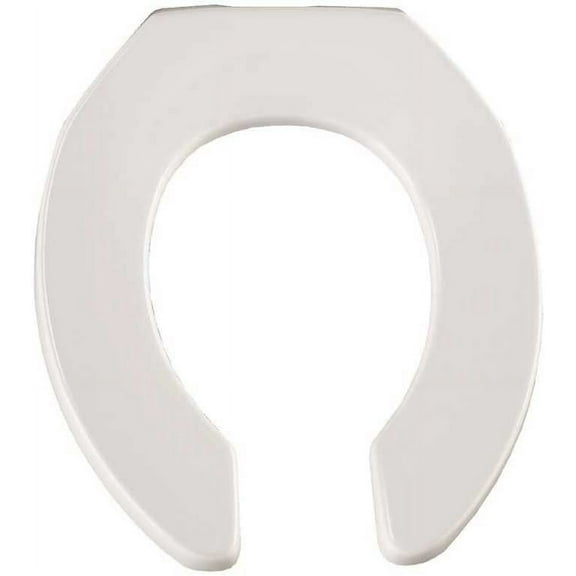 Bemis 1955CT 000 Mayfair Duraloy Open Elongated Toilet Seat, White