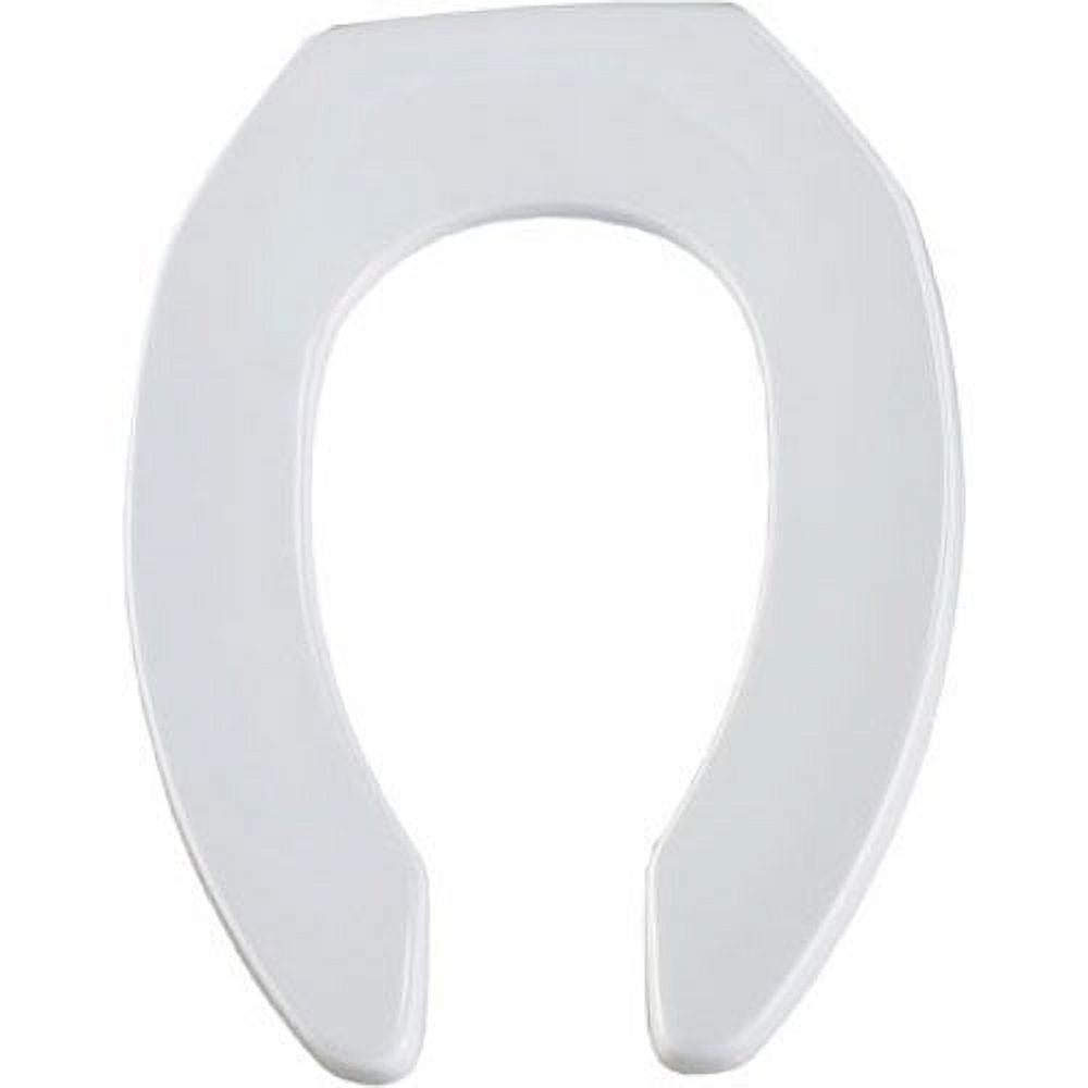 Bemis 1955CT 000 Mayfair Duraloy Open Elongated Toilet Seat, White