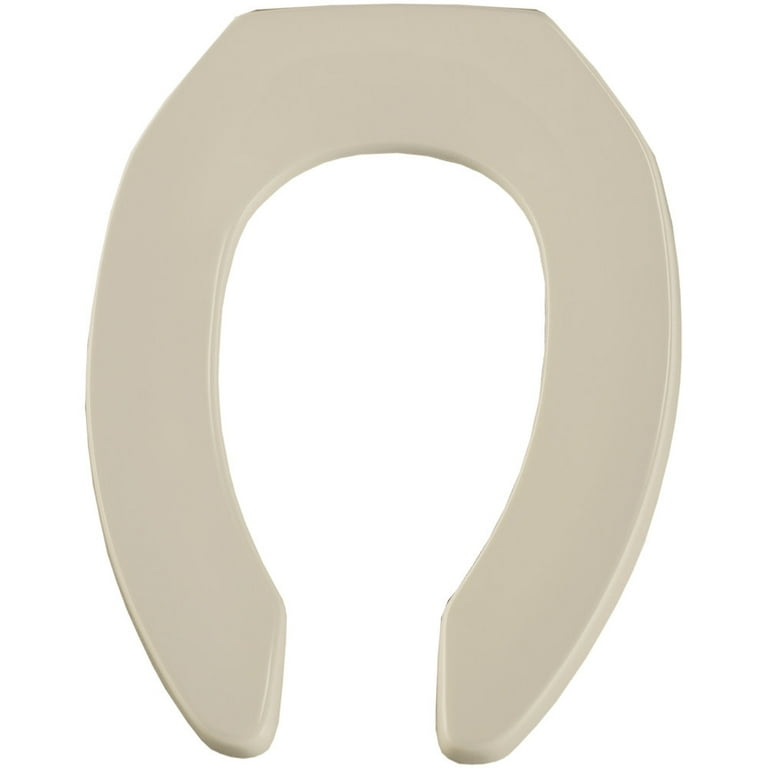Round Open Front Toilet Seat In White Bemis Ferguson, 45 OFF