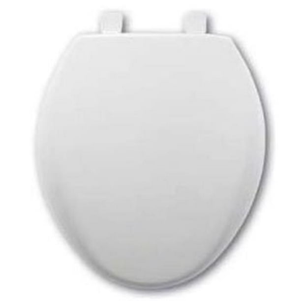Bemis 200E4000 Round Plastic Toilet Seat with STATITE EasyClean