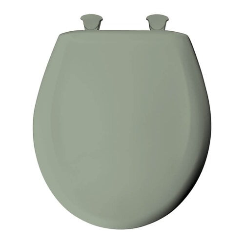 Bemis 200SLOWT Lift-Off Plastic Round Slow-Close Toilet Seat, Available in Various Colors