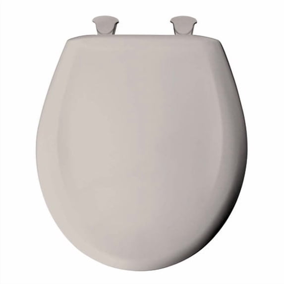 Bemis 200SLOWT Lift-Off Plastic Round Slow-Close Toilet Seat, Available in Various Colors