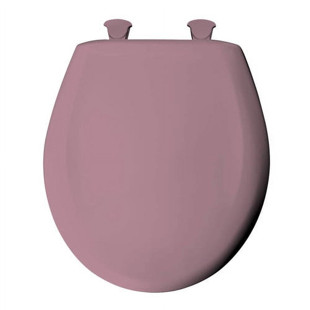 Bemis 200SLOWT Lift-Off Plastic Round Slow-Close Toilet Seat, Available in Various Colors