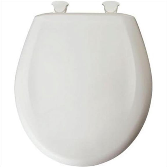 Bemis 200SLOWT Lift-Off Plastic Round Slow-Close Toilet Seat, Available in Various Colors