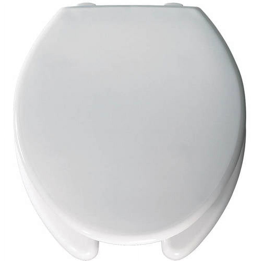 Bemis 2L2050T Medical Assistance Plastic Round Toilet Seat, White