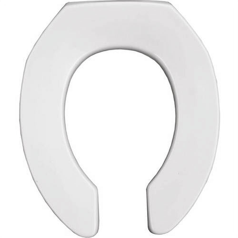 Bemis 3L2055T Medical Assistance Plastic Round Toilet Seat, White
