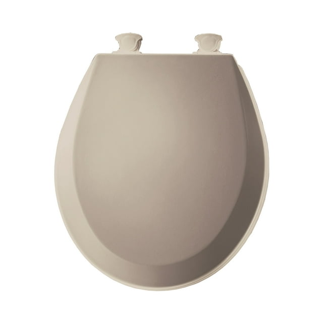 Bemis 500EC068 Round Closed Front Toilet Seat with Cover in Fawn Beige
