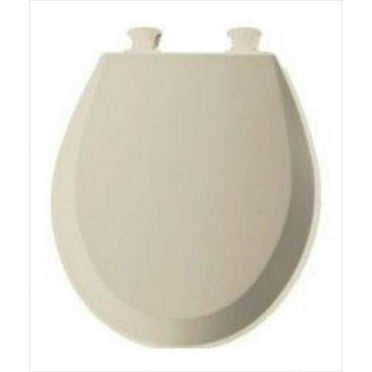 Bemis 500EC146 Round Closed Front Toilet Seat with Cover in Almond