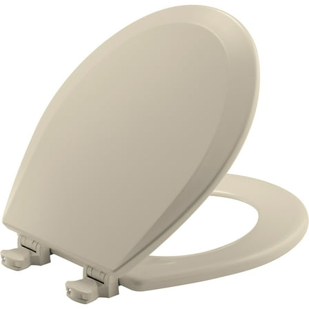 Bemis 500EC146 Round Closed Front Toilet Seat with Cover in Almond