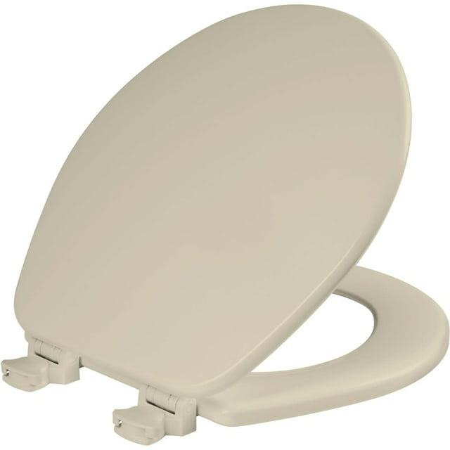 Bemis 540Ec Round ClosedFront Enameled Wood Toilet Seat Bone