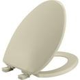 thumbnail image 1 of Bemis 7300SLEC 006 Elongated Plastic Toilet Seat in Bone with EasyClean and WhisperClose Hinge, 1 of 2