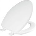 Bemis Ashland Modern Wood Toilet Seat with Decorative Edge, Slow Close
