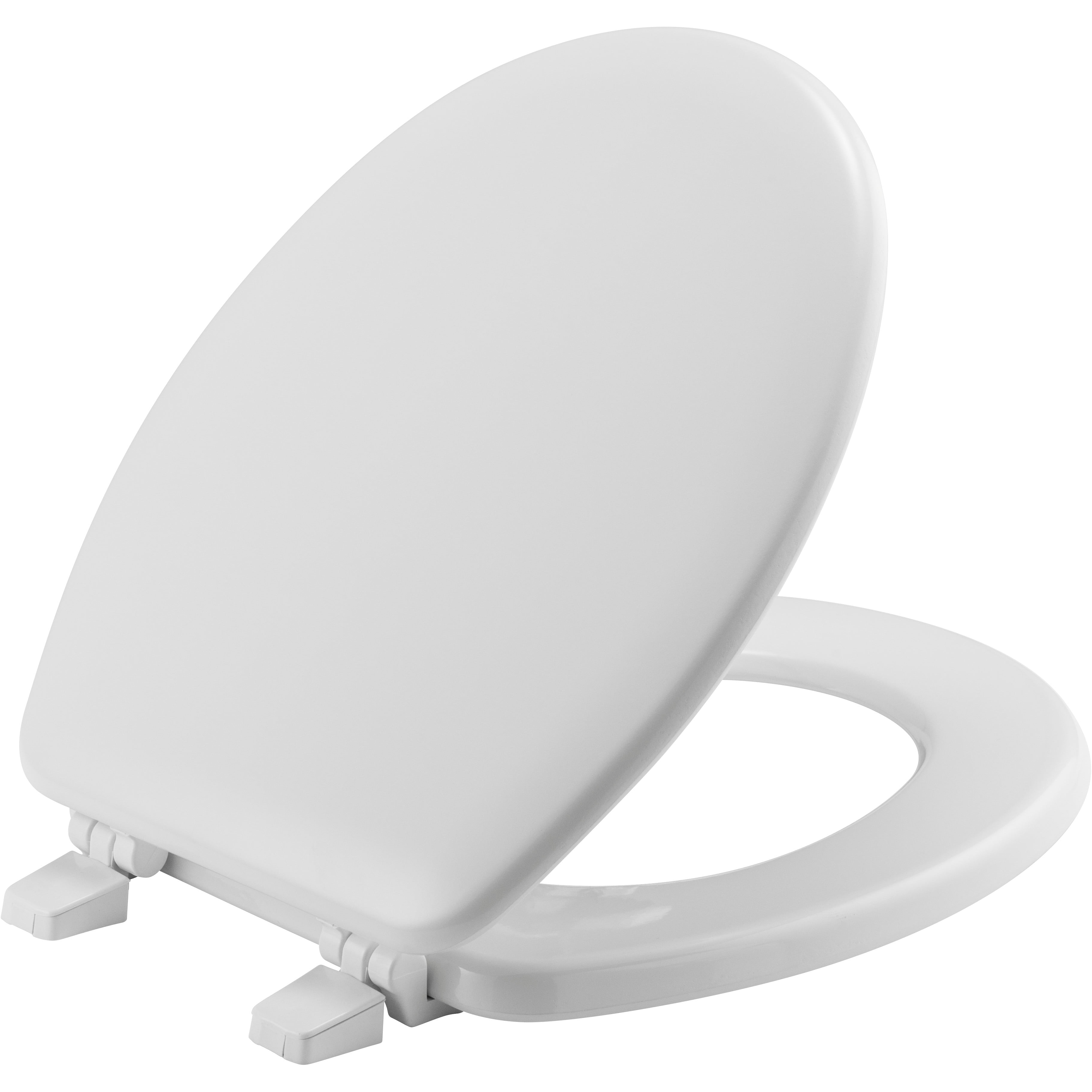 White Molded Wood Baby/Toddler Toilet Seat