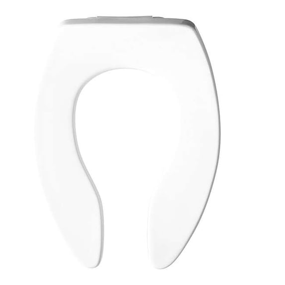 Bemis Commercial Extra Heavy-Duty Plastic Toilet Seat White