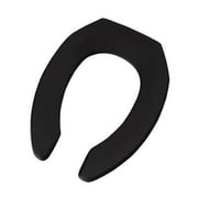 Bemis Elongated Black Plastic Toilet Seat