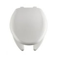 thumbnail image 1 of Bemis Elongated White Plastic Toilet Seat, 1 of 3