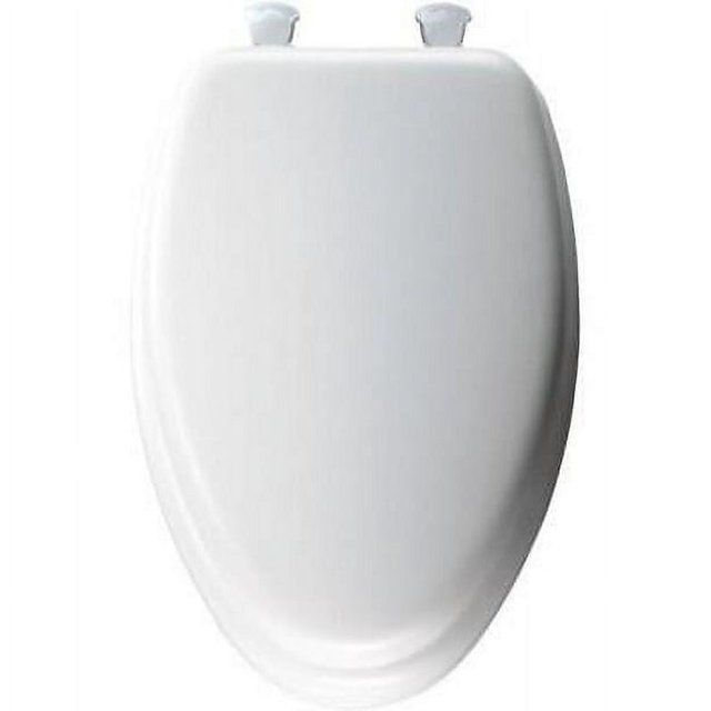 Bemis Elongated White Soft Toilet Seat