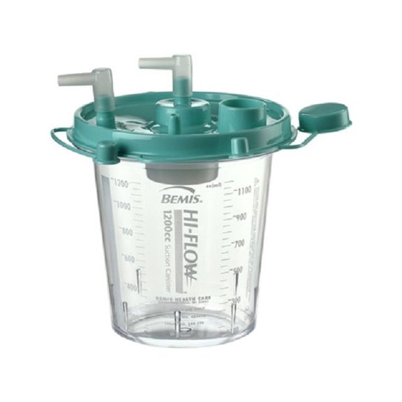 Bemis Hi-Flow Suction Canister, 1200cc-1 Each