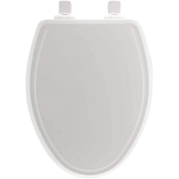 Bemis Mayfair 147slow-000 Slow Close Elongated Toilet Seat, Molded Wood, White