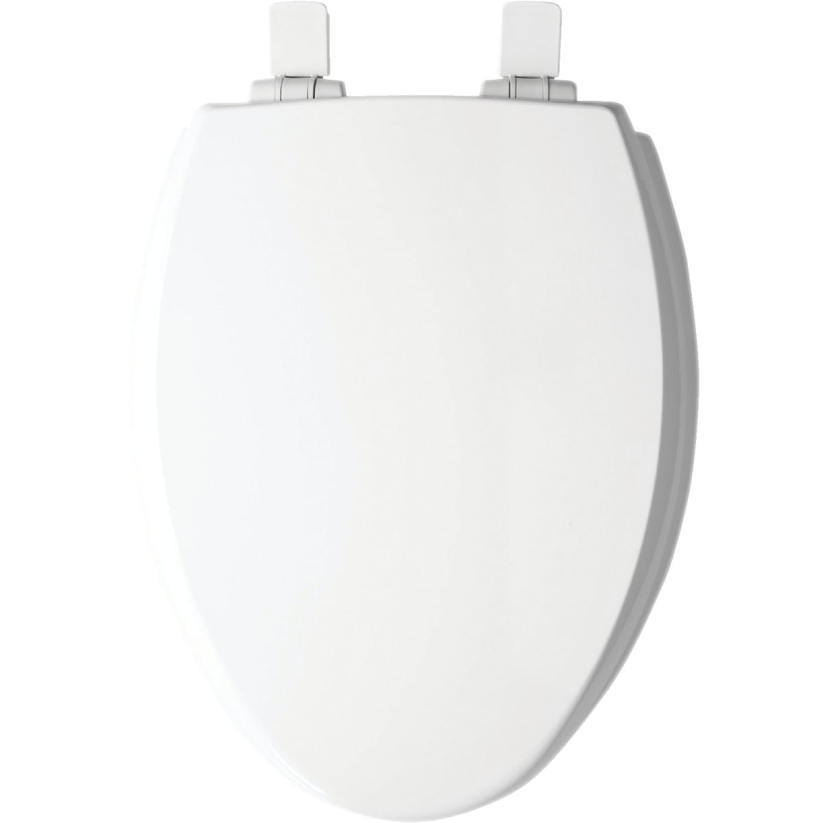 Bemis Mayfair Slow Close Elongated Toilet Seat - Molded Wood - White — Residential Use, Standard Application