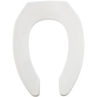 Bemis/Mayfair Mayfair Commercial STA-TITE Elongated Open Front Toilet Seat - Pack of 24
