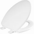 thumbnail image 1 of BEMIS Ashland Modern Wood Enamel Toilet Seat Elongated Slow Close 1600E4 000, 1 of 3