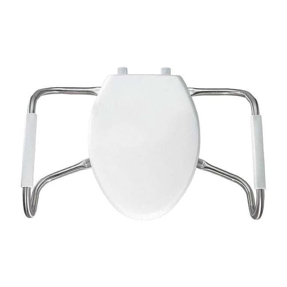 Bemis Toilet Seat, Wht, 14 in W, 2.25 in H MA2100T 000