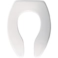 thumbnail image 1 of Bemis Commercial Extra Heavy-Duty Plastic Toilet Seat White, 1 of 6
