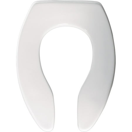 Bemis Commercial Extra Heavy-Duty Plastic Toilet Seat White