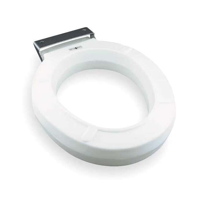 Bemis Toilet Seat Without Cover, Plastic, Round, White GR4LR-000