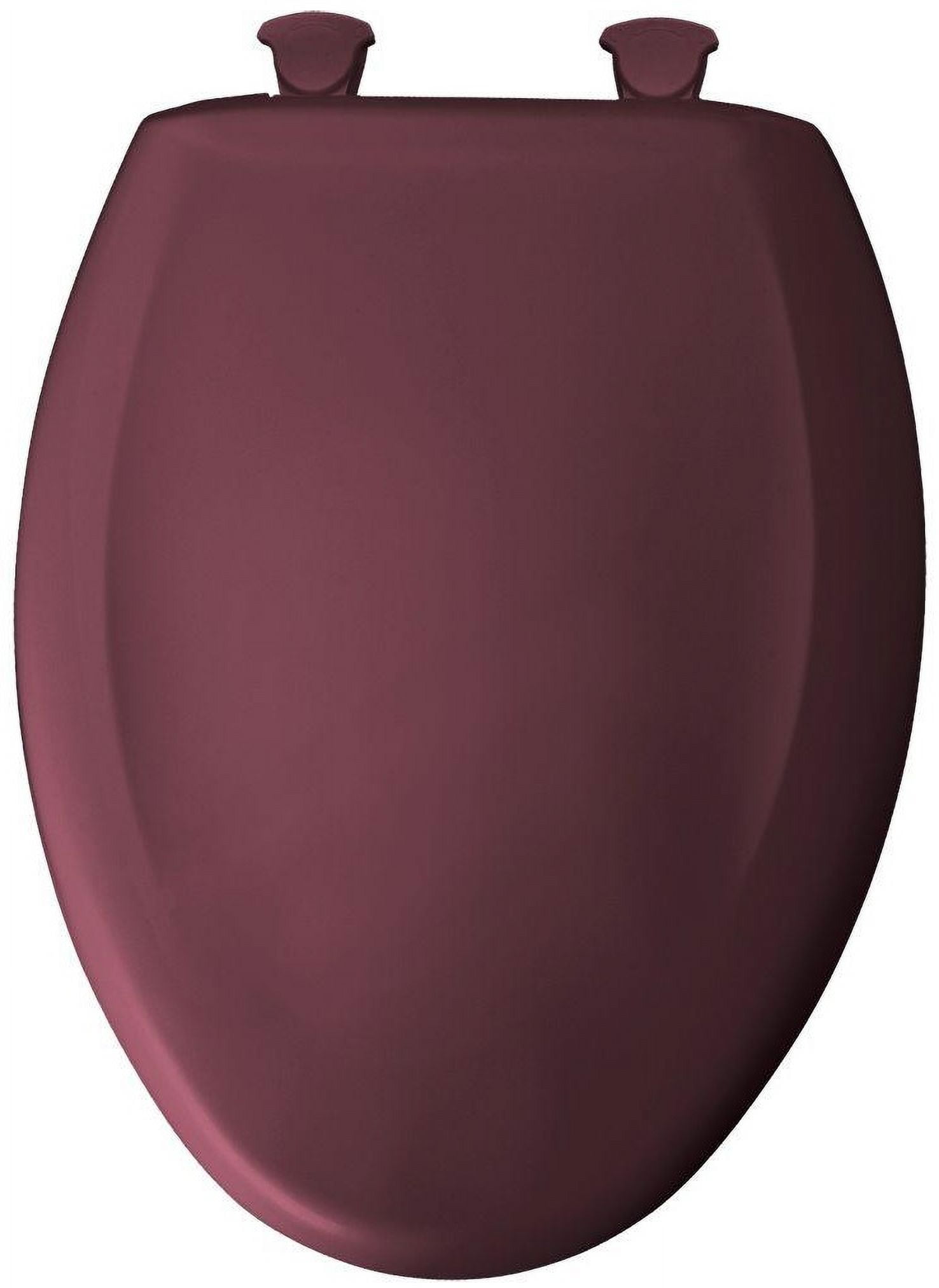 Bemis Whisper Close Elongated Front Toilet Seat, Loganberry
