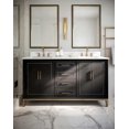 thumbnail image 1 of Bemma V-Gr60dfm-S-3 Gracie 60" Free Standing Double Basin Vanity Set - Midnight Black /, 1 of 7
