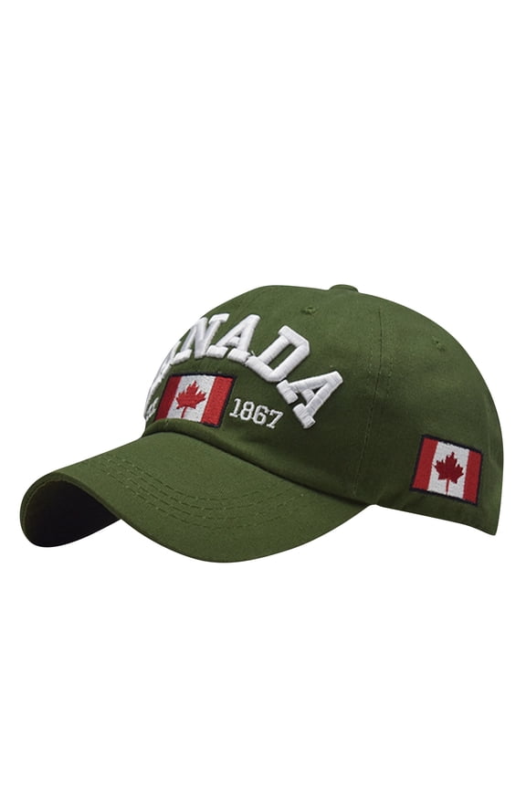 Canada Baseball Cap,Adjustable Canada Hat for Men Women Kids,Embroidered Maple Leaf Golf Hat Canada Souvenirs