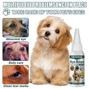 Bemona Pet Eye Drops Pet Eye Cleaning Eye Drops for Cats Dogs Home Dog Eye Wash Tear Stain Essence for Pet 30ml