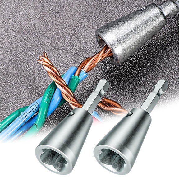 Bemona Wire Twisting Tool Wire Twister Wire Connector,Wire Twisting Tool Wire Stripper Tool Wire Twister Tool For Drill,Wire Stripping And Twisting Tool