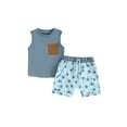 Bemycutue 3M24M Baby Boys Summer Shorts Sets Sleeveless Tank Tops and
