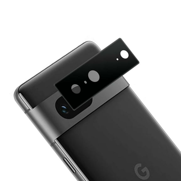 Bemz (2-Pack) Anti Glare Scratch Resistant Rear Camera Tempered Glass Lens Shield Protector for Google Pixel 7a - Black