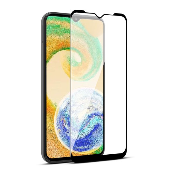 Bemz Full Coverage Tempered Glass Screen Protector Shield (Finger Print Sensor Compatible) for Samsung Galaxy A14 5G - Black Edge Clear