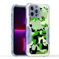 thumbnail image 1 of Bemz Heavy Duty Armor Rugged Case for iPhone 14 - Army Green Camo, 1 of 5