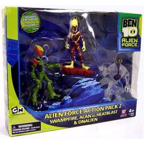 Ben 10 Alien Force Action Pack 2 Action Figure Set (Set #1)