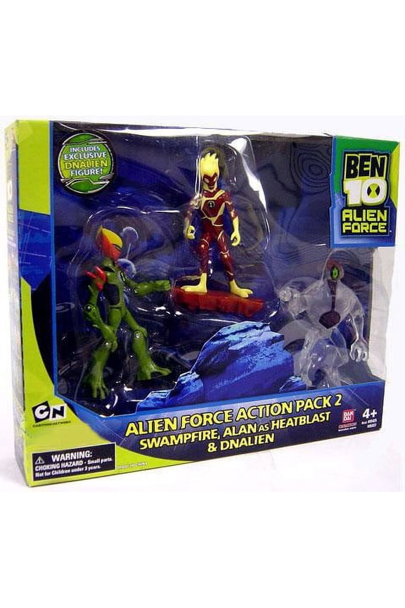 Ben 10 Alien Force Action Pack 2 Action Figure Set (Set #1)