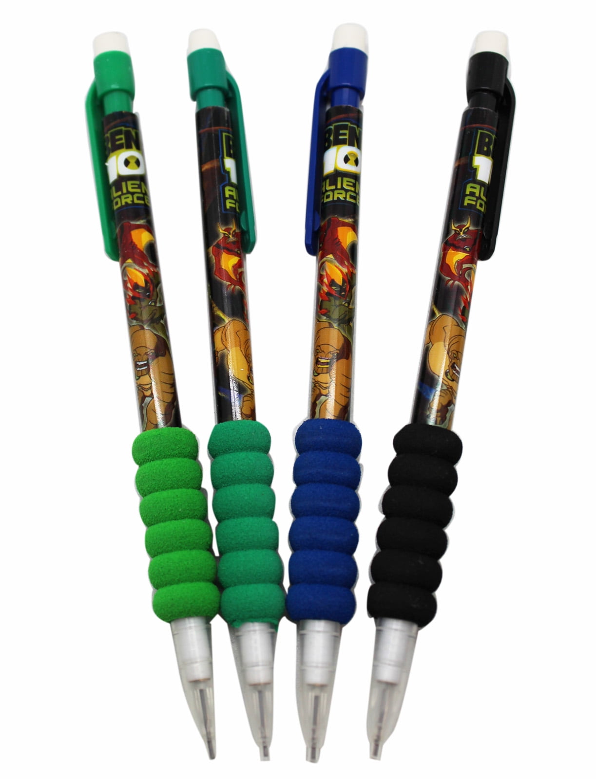 Ben 10: Alien Force Assorted Color Foam Grip Mechanical Pencils