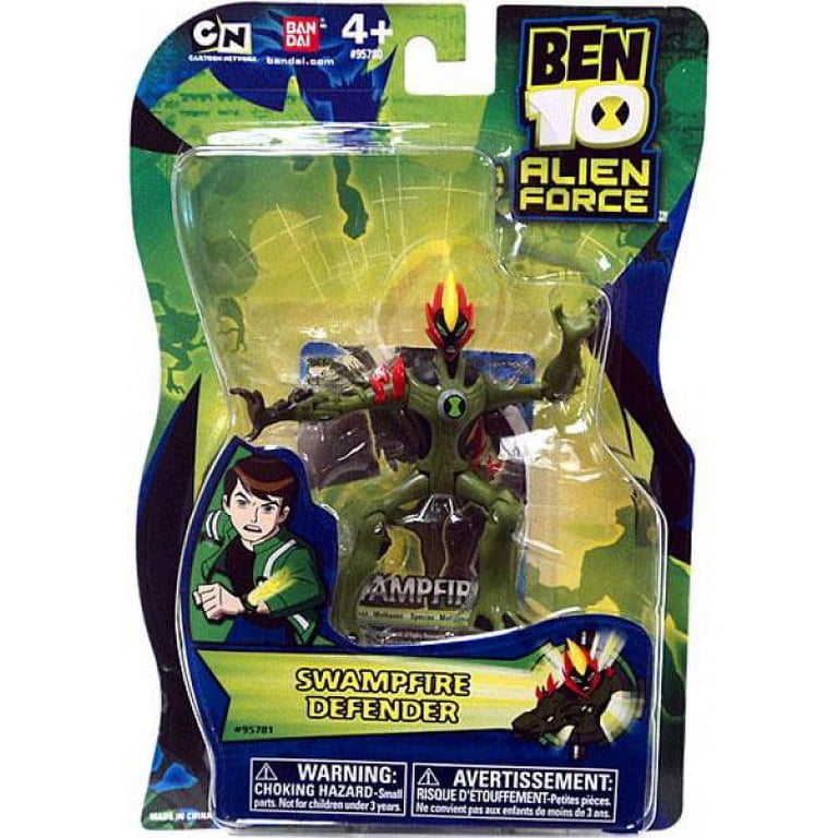 BEN 10 Alien Force スワンプファイアー フィギュア Ben 10 Alien Force Swampfire Action Figure (Defender, No Mini