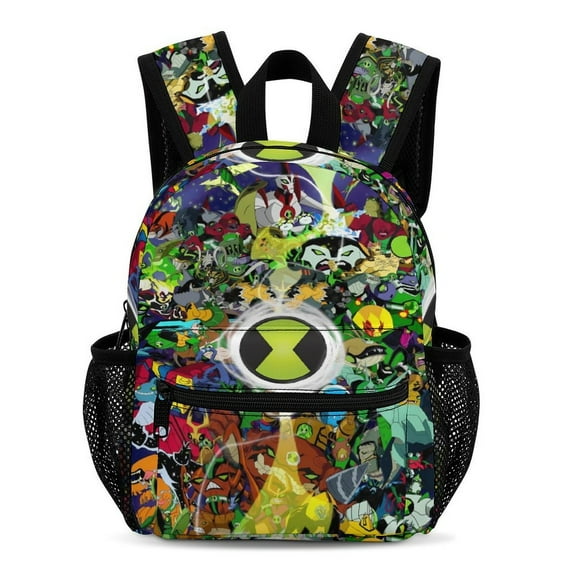 Ben-10 Backpack, Fashion Casual Travel Bag Back to School Supplies Multi-purpose Laptop Backpack School Backpack